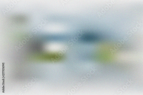 Minimalist abstract blurred scene with soft green and blue hues for clean and modern aesthetic layouts and designs
