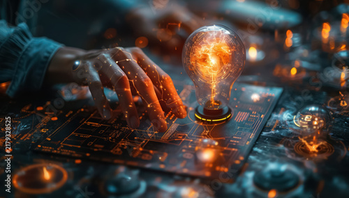 Concept of a startup business