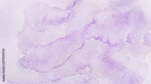 Soft Purple Lavender Watercolor Wash Texture on Paper