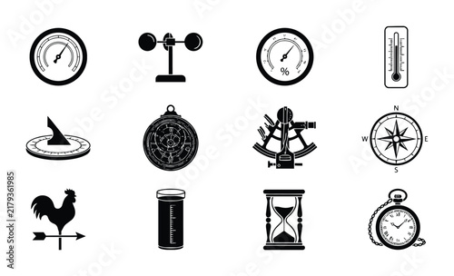 Bild auf Leinwand Weather, Navigation Tools
