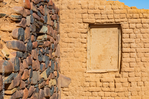 Ruins of old livestock farmstead, colonial heritage site in Karoo