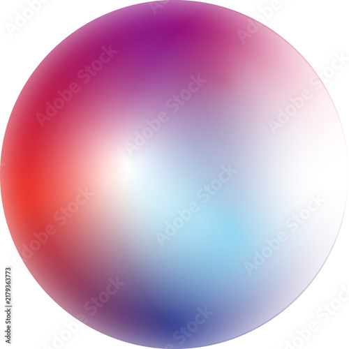 Abstract vibrant sphere mesh gradient