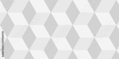 Abstract geometric cube background futuristic digital technology. Seamless cubic mosaic decorative design.