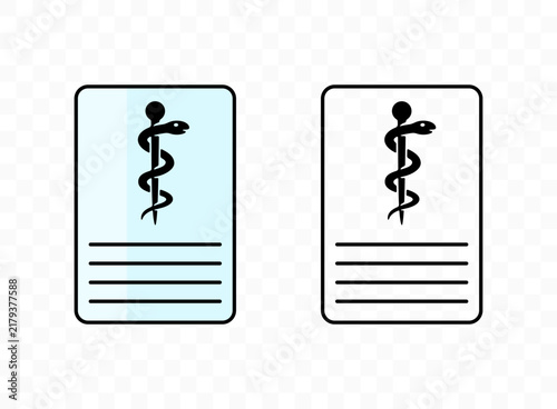 Graphic stylized vector illustration representing medical insurance policy, healthcare protection, and medical care coverage.