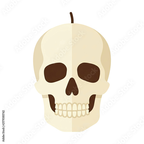 Spooky Skull Shape Candle for Halloween Celebration and Decor halloween