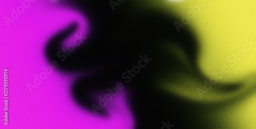 Canvas Print Abstract gradient background featuring vibrant pink and bright yellow colors ble