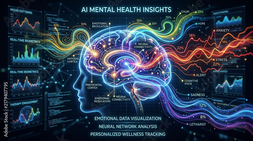 AI Mental Health Insights - Visualizing Neural Networks and Emotional Data.