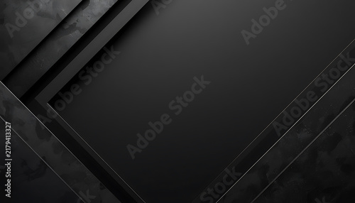 Black Leather Texture Background with Dark Rough Surface, Elegant Pattern and Modern Material Design for Wallpaper, Business Backdrop and Creative Cover Design