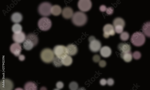 Abstract Christmas Bokeh Background with Defocused Glowing Lights, Sparkling Holiday Decorations, Bright Colorful Circles and Festive Celebration Atmosphere