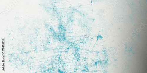 Distressed blue watercolor texture on white background, abstract grunge paint splatter, weathered artistic paper surface for graphic design