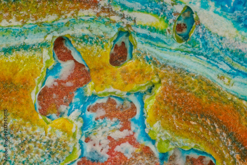 Thin film perforation and localized fluid layer rupture in multiphase polymer dynamics, captured through a microscope lens under high magnification