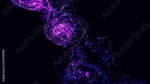 Particles explosion glitter festive shimmer magical color background