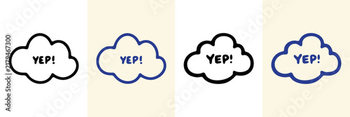 Affirmation And Agreement Hand Drawn Doodle Icon Set. Positive Confirmation And Response Sketch Symbol Collection. Communication And Social Media Context. Isolated Vector Illustration