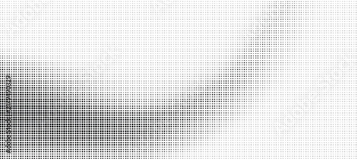 Black Halftone Dot Gradient Abstract Background