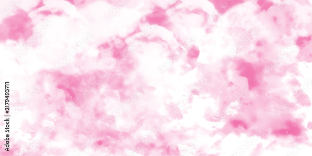 Fototapeta premium Pink background with space Soft blurred abstract pink roses background. Watercolor painted background. Abstract pink watercolor illustration banner