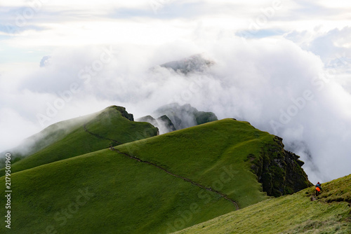 Badimalika Landscape | The hills covered with fog in Bajura, Nepal