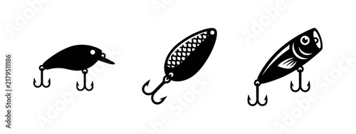 Foto Fishing Lure Icons