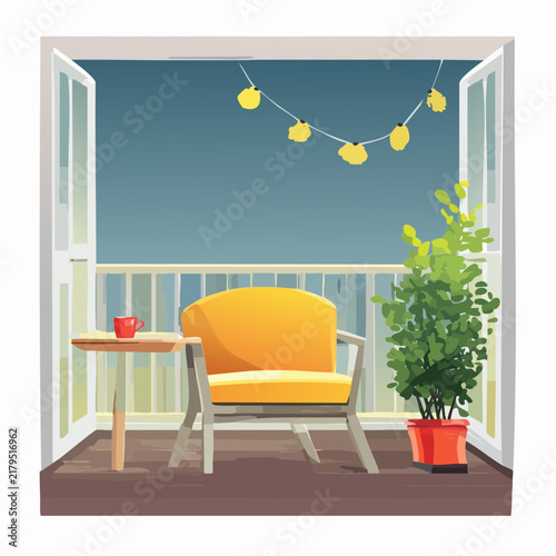 Balkon als Wohlfühloase