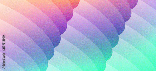 Abstract pastel gradient background with 3d wave shapes