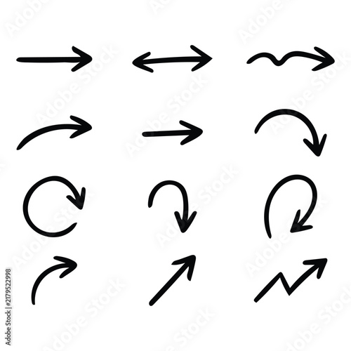Arrow Design Elements Mega Pack, Creative Direction and Navigation Vector Collection. Eps vector illustration. 