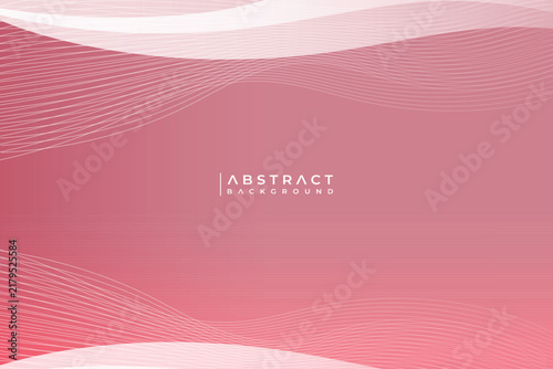 Abstract Pink Gradient with Wavy Lines Background