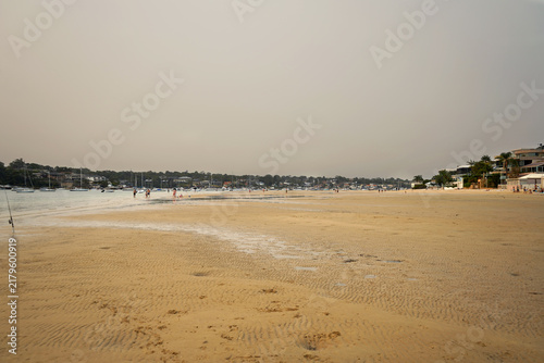 фотографія Ebb Tide and Ashen Skies at Gunnamatta Bay During the 2019 Bushfires