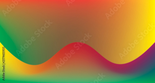 Fotografie Abstract Gradient Wave Background Featuring Vibrant Color Transitions