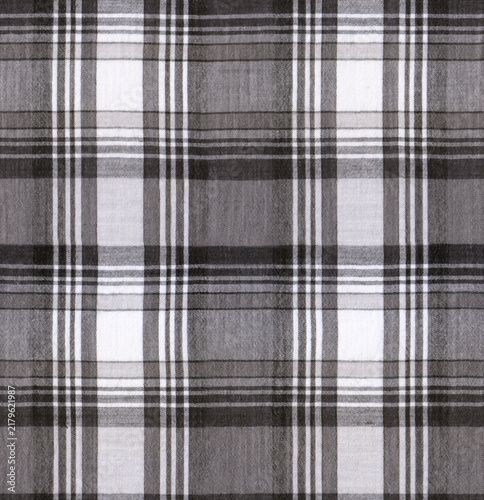 Seamless Abstract Background With Plaid Fabric. Quality Image For Your Project
