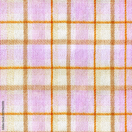 Seamless Abstract Background With Plaid Fabric. Quality Image For Your Project