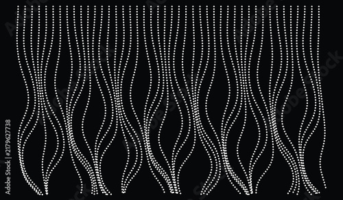 Abstract flow dots pattern.