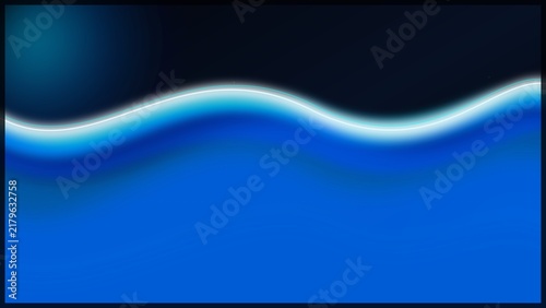 Abstract Glowing Cybernetic Mesh Wave Background