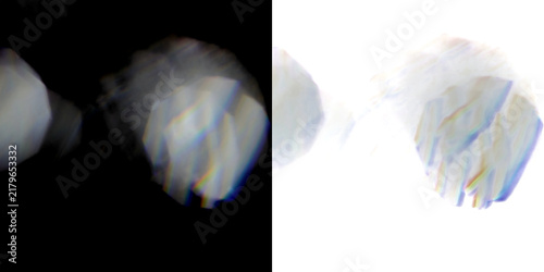 Konstfotografi Abstract light leak overlay with chromatic aberration and lens flare effects iso
