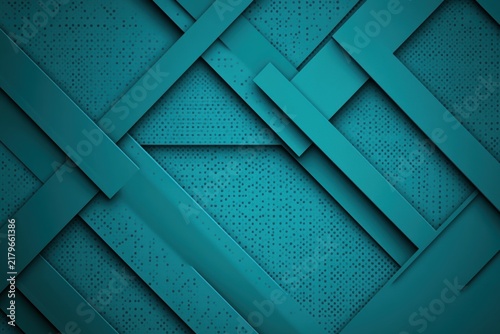 Abstract Teal Pattern: A textured, abstract design in shades of teal, featuring overlapping geometric shapes and a subtle dot pattern, creating a modern and sophisticated graphic background.