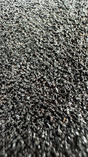 Photography Texture of coarse black asphalt road surface grey