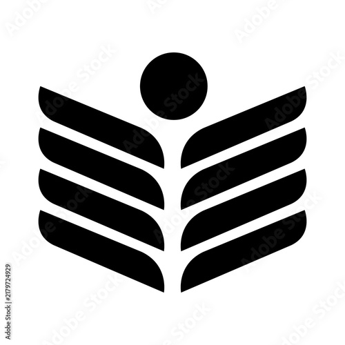 Open Book Icon on White Background, Open Book Symbol, Reading and Education Concept, Vector Illustration for Web, Business, Learning, and Digital Design