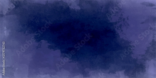 Cuadro en lienzo Abstract Midnight Hue textured abstract art in deep indigo and muted violet hues, evoking a sense of mystery and depth