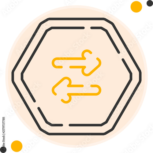 Double Arrow Vector Icon