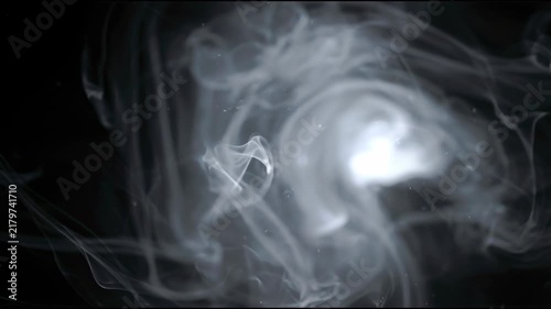 Whispy Fog Background on Pitch Black with Faint Silver Gradients, Subtle Glowing Internal Light