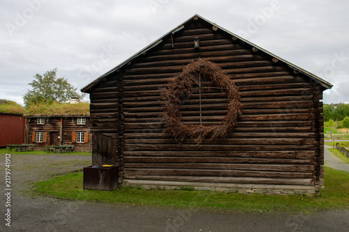 Принти на полотні Medieval Farm House with
