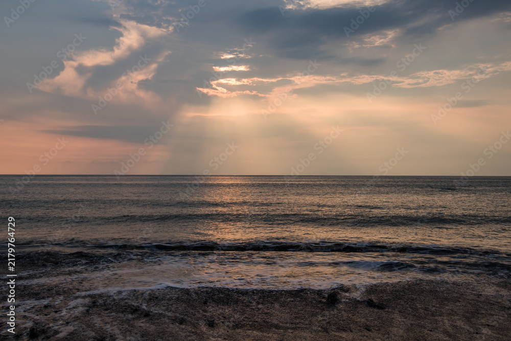 Fototapeta premium Sunset on the beach