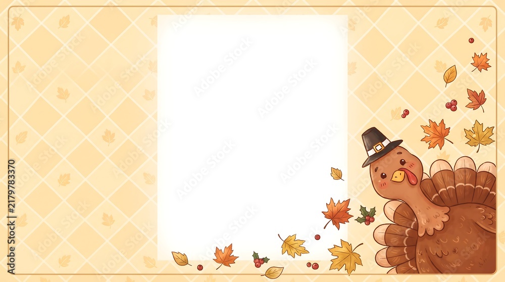 Fototapeta premium Celebrating thanksgiving a time for family gratitude delicious food and cherished memories reflecting on blessings and shared joyful moments together