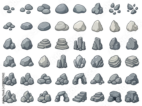 Photography Isometric of various hats and caps in grayscale beanie
