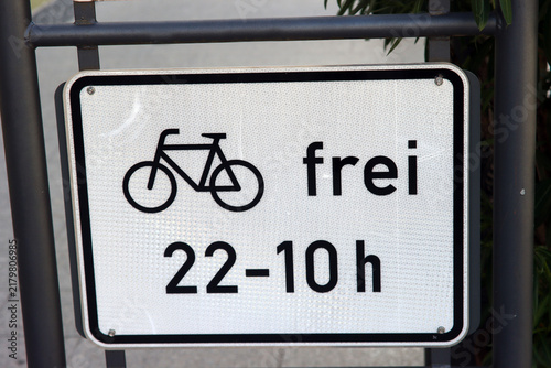 Radfahren nur begrenzt erlaubt