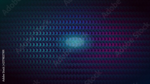 Abstract Glowing Hexagonal Geometric Mosaic Background
