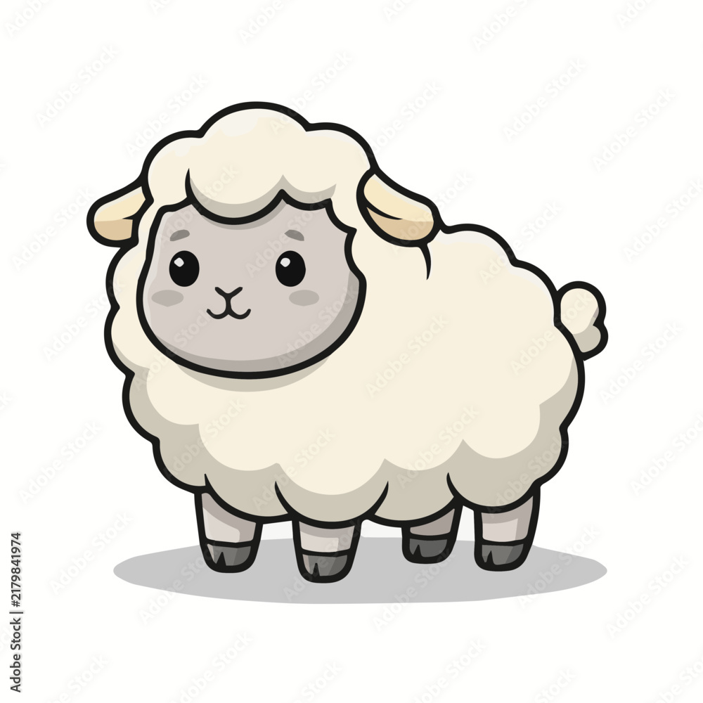 Obraz premium Cute Lamb
