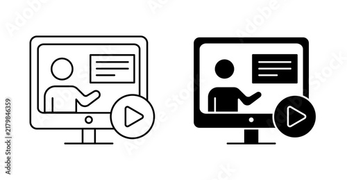 Educational Video Icon