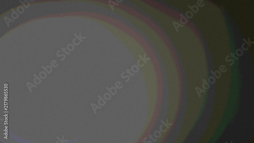 Canvastavla Faint abstract circular light aura with subtle chromatic aberration effect