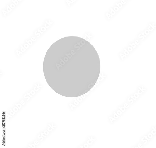 white pill isolated on white