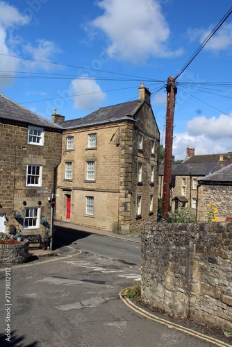 Obraz na płótnie Buxton Road, Bakewell, Derbyshire.