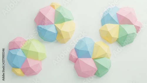 abstract colorful geometric shapes background